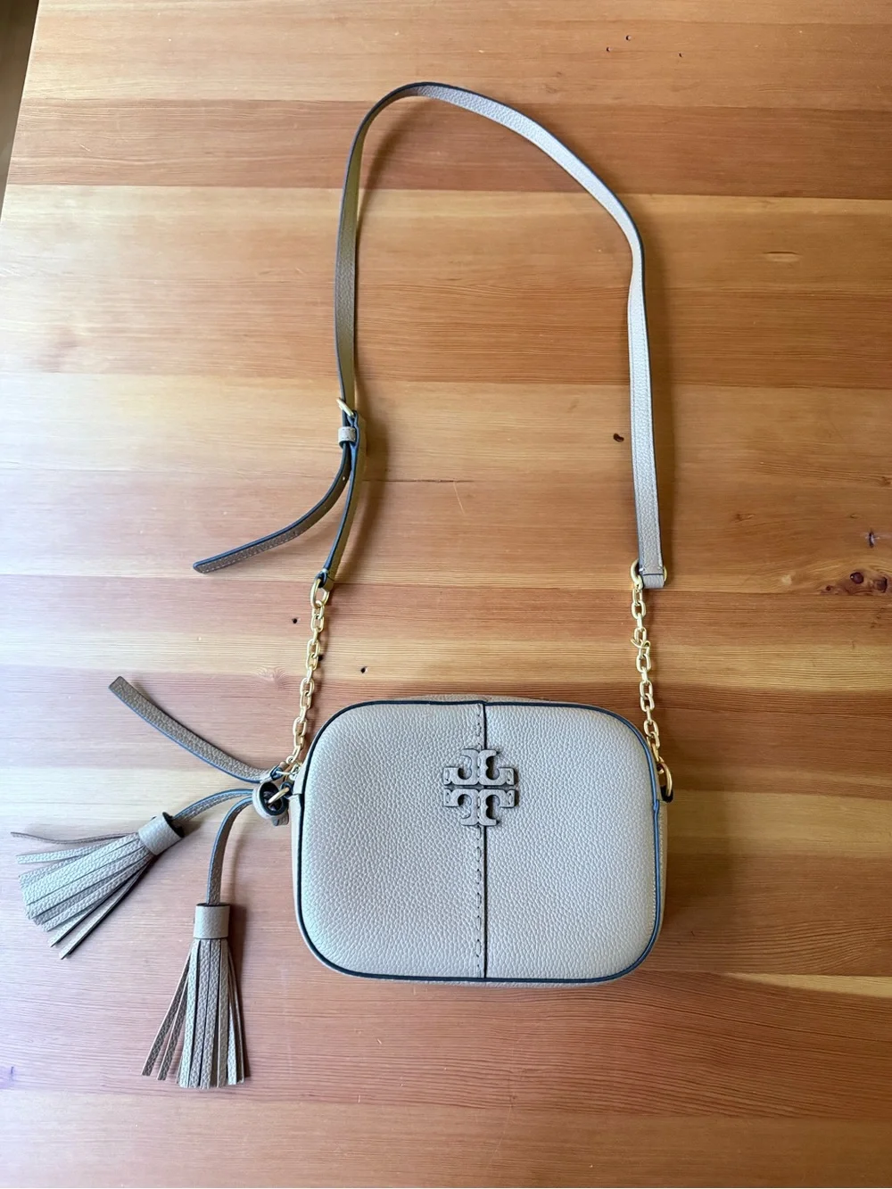 Tory Burch pebbled leather